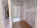 Unfinished bathroom with installed tub/shower combo at 207 Pond View Ct # 3, Fuquay Varina, NC 27526