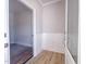 Entryway with decorative woodwork and glass panel door at 207 Pond View Ct # 3, Fuquay Varina, NC 27526