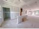 Open-concept living space with stairway, ready for personalized finishes and decor at 207 Pond View Ct # 3, Fuquay Varina, NC 27526