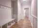 A bright mud room with storage and access to other rooms at 207 Pond View Ct # 3, Fuquay Varina, NC 27526