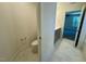 Bathroom featuring toilet and gray vanity at 262 Grand Griffon Way, Lillington, NC 27546