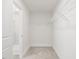 Walk-in closet featuring wire shelving and a neutral carpet, offering ample storage space at 63 Whimbrel Ct, Lillington, NC 27546