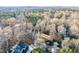Wide aerial showcasing home and neighborhood at 106 Alder Pl, Chapel Hill, NC 27517