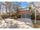 Two-car garage with basketball court and private backyard at 106 Alder Pl, Chapel Hill, NC 27517