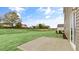 A view of the backyard and surrounding neighborhood at 107 Ethel Ln, Angier, NC 27501