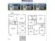 Wilmington floor plan showing two stories with four bedrooms, two and a half bathrooms, and a two car garage at 107 Ethel Ln, Angier, NC 27501