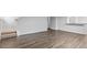 Spacious living area with sleek floors, a staircase, and an open layout perfect for modern living at 107 Ethel Ln, Angier, NC 27501