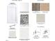 Showcasing design selections for cabinets, backsplash, countertops, hardware, paint, flooring, and plumbing fixtures at 107 Ethel Ln, Angier, NC 27501
