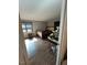 Bedroom with wood-look floors and a wooden bed frame at 3508 Guess Rd, Durham, NC 27705