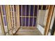 Unfinished bathroom featuring wood frame, plumbing, and a white tub at 3934 Well Fleet Drive, Fuquay Varina, NC 27526