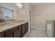 Bathroom features granite countertops, double sinks, and a separate tub at 4236 Aviemore, Burlington, NC 27215