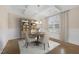 Traditional dining room with coffered ceiling, wood floors, and dining set for four at 4236 Aviemore, Burlington, NC 27215