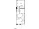 Floor plan showing the layout of the home's second story at 10548 Brookside Reserve Rd, Raleigh, NC 27614