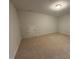 Neutral carpeted bedroom with base trim and a single window at 200 Ironwood Lot 39 Blvd, Youngsville, NC 27596