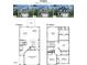 Thomas model floor plan with 2,286 sq ft, three bedrooms and 2.5 baths plus 2 car garage at 262 Moore Creek Dr, Fuquay Varina, NC 27526