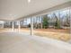 Covered patio featuring white columns and plenty of outdoor space at 906 Brookfield Dr, Gibsonville, NC 27249