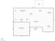 Detailed floor plan layout with dimensions, highlighting the arrangement of rooms and spaces at 125 Leisure Ln, Louisburg, NC 27549