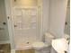 Updated bathroom with a new shower, toilet and vanity at 2253 Nc Highway 96 S, Franklinton, NC 27525
