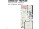 First floor plan showing bedroom, kitchen, and garage at 226 Begen St, Morrisville, NC 27560