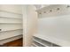 Bright walk-in pantry with adjustable shelving at 226 Begen St, Morrisville, NC 27560