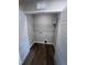 Walk-in closet with durable wood-look floors and wire shelving at 4553 Dedication Dr, Raleigh, NC 27610