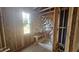 Partially finished bathroom with a constructed shower seat, window and some insulation at 3932 Well Fleet Drive, Fuquay Varina, NC 27526