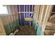 Bathroom under construction showing wood framing, plumbing and electrical work in progress at 3932 Well Fleet Drive, Fuquay Varina, NC 27526