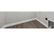 Laundry area with light vinyl flooring and white trim at 40 Moonraker Dr, Spring Hope, NC 27882