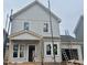 New two-story home under construction with light gray siding and white trim at 85 Windchime Ct, Fuquay Varina, NC 27526
