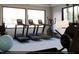 Modern fitness center with cardio and weight equipment at 1040 Westerland Way # 212, Durham, NC 27703