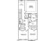 Second floor layout showing primary bedroom, two additional bedrooms and two bathrooms at 1040 Westerland Way # 212, Durham, NC 27703