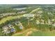 Buildable lot in golf course community with wooded area and views of homes at 1245 Golfers Vw, Pittsboro, NC 27312