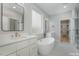 Luxurious bathroom with soaking tub and walk-in shower at 183 Lookout Rdg, Pittsboro, NC 27312