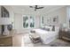 Spacious primary bedroom with a king-size bed and large windows at 183 Lookout Rdg, Pittsboro, NC 27312