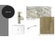 Bathroom #3 features a Brown Fantasy countertop, maple medium cabinetry, and sleek fixtures at 4804 Jefferson Ln, Raleigh, NC 27616