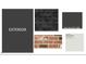Exterior color options of brick and siding with roof and paint swatches at 4804 Jefferson Ln, Raleigh, NC 27616