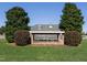Attractive Chapel Ridge Golf Club entrance sign surrounded by manicured landscaping at 12 Cabin Crk, Pittsboro, NC 27312