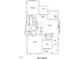 First floor plan showing large kitchen, Gathering room, breakfast nook, deck, main suite, garage, and front porch at 12 Cabin Crk, Pittsboro, NC 27312