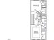 Third floor plan showing a primary bedroom with a walk-in closet, bathroom, laundry, and bedroom 2 at 308 Chesapeak Commons St # 145, Garner, NC 27529
