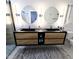 Modern bathroom vanity with dual sinks, and stylish decor at 5705 Katha Dr, Holly Springs, NC 27540