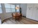 Bright breakfast nook with hardwood floors at 101 Clardona Way, Holly Springs, NC 27540