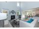 An open-concept design connects the living area to dining and kitchen space at 69 Streamline Ct, Lillington, NC 27546