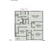 Second floor layout featuring bedrooms, bathrooms, and owner's suite at 120 Vili Dr, Broadway, NC 27505