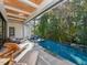 Stunning view of the swimming pool area with lounge chairs, perfect for relaxation and enjoying the outdoors at 1425 Sky Vista Way, Raleigh, NC 27613