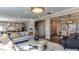 Spacious living area with open floor plan into the dining and kitchen at 921 Jasper Mine Trl, Raleigh, NC 27610