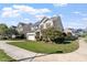 Beautiful two-story home with a manicured lawn and inviting curb appeal in a friendly neighborhood at 2526 Snowdrop Ct, Apex, NC 27502