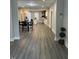 Open floorplan view of living area with dining and kitchen at 334 E Andrews Ave, Henderson, NC 27536