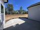 New construction home with a concrete back patio and view of the back yard at 403 Duncan Creek Rd # 131, Lillington, NC 27546
