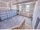 Spacious two car garage features an automatic door, sealed concrete floor and windows at 403 Duncan Creek Rd # 131, Lillington, NC 27546