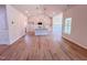 Spacious living room features vaulted ceilings, hardwood floors, and a modern open concept layout at 403 Duncan Creek Rd # 131, Lillington, NC 27546